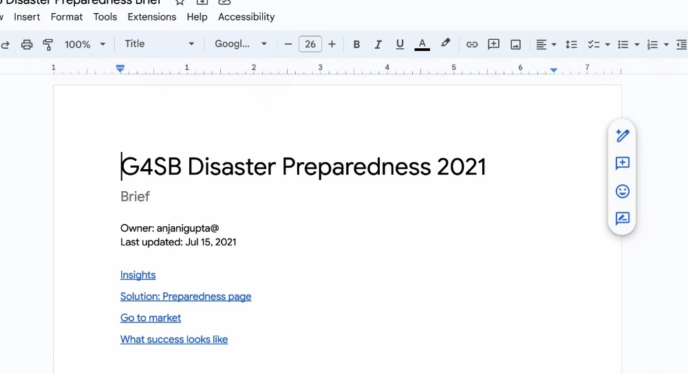 FEMA Response Guide brief
